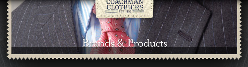 Coachman Clothiers Brands and Products